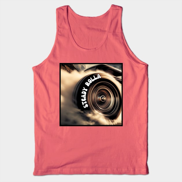 Steady Rolla Wheel Tank Top by Smithsonart